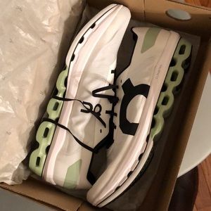 On Running Cloudboom Echo White Black Running Shoes New Size 13